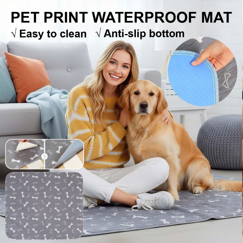 Mattress Protector Waterproof - Reusable Dog Pee Pad Waterproof Diaper