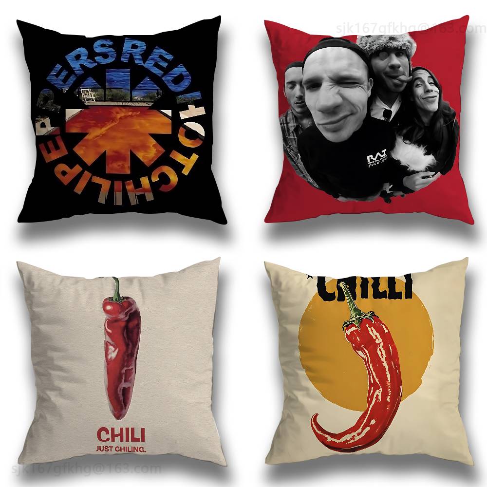 Home Textiles Inc - R-Red Hot C-Chili Peppers Pillow Case
