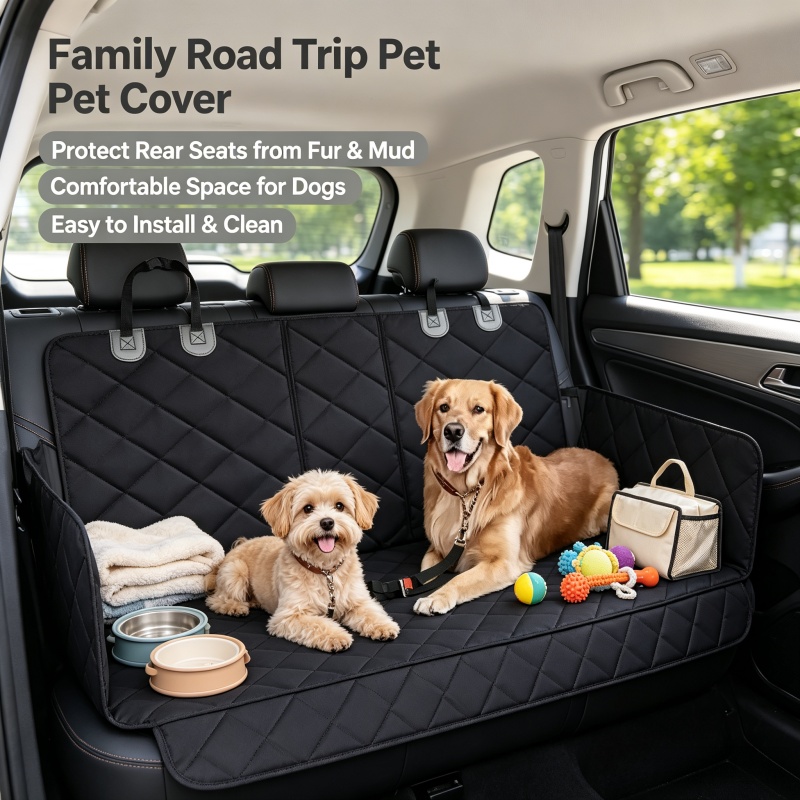 Mattress Protector Waterproof - Dog Car Seat Cover Pet Travel