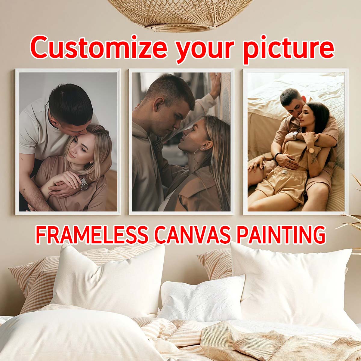 Home Of Textiles - Triptych - 2D custom photo wooden