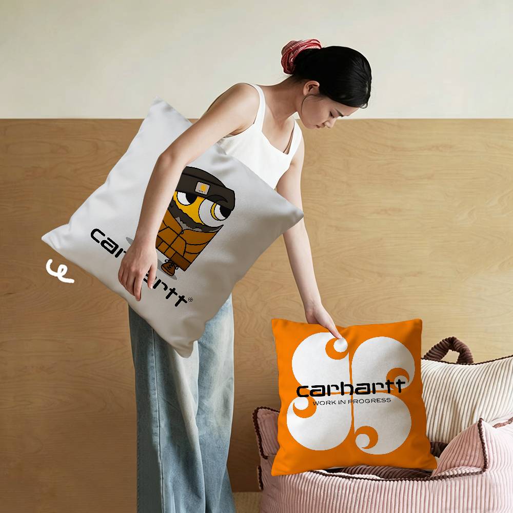 Home Textiles Inc - C-Carharttes LOGO Maple Design Cushion Cover