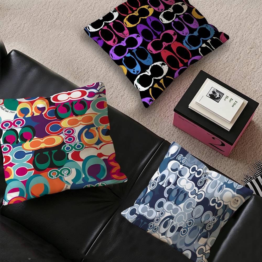 Home Textiles Inc - C-Coach B-Brand LOGO Cushion Cover Pillowcase