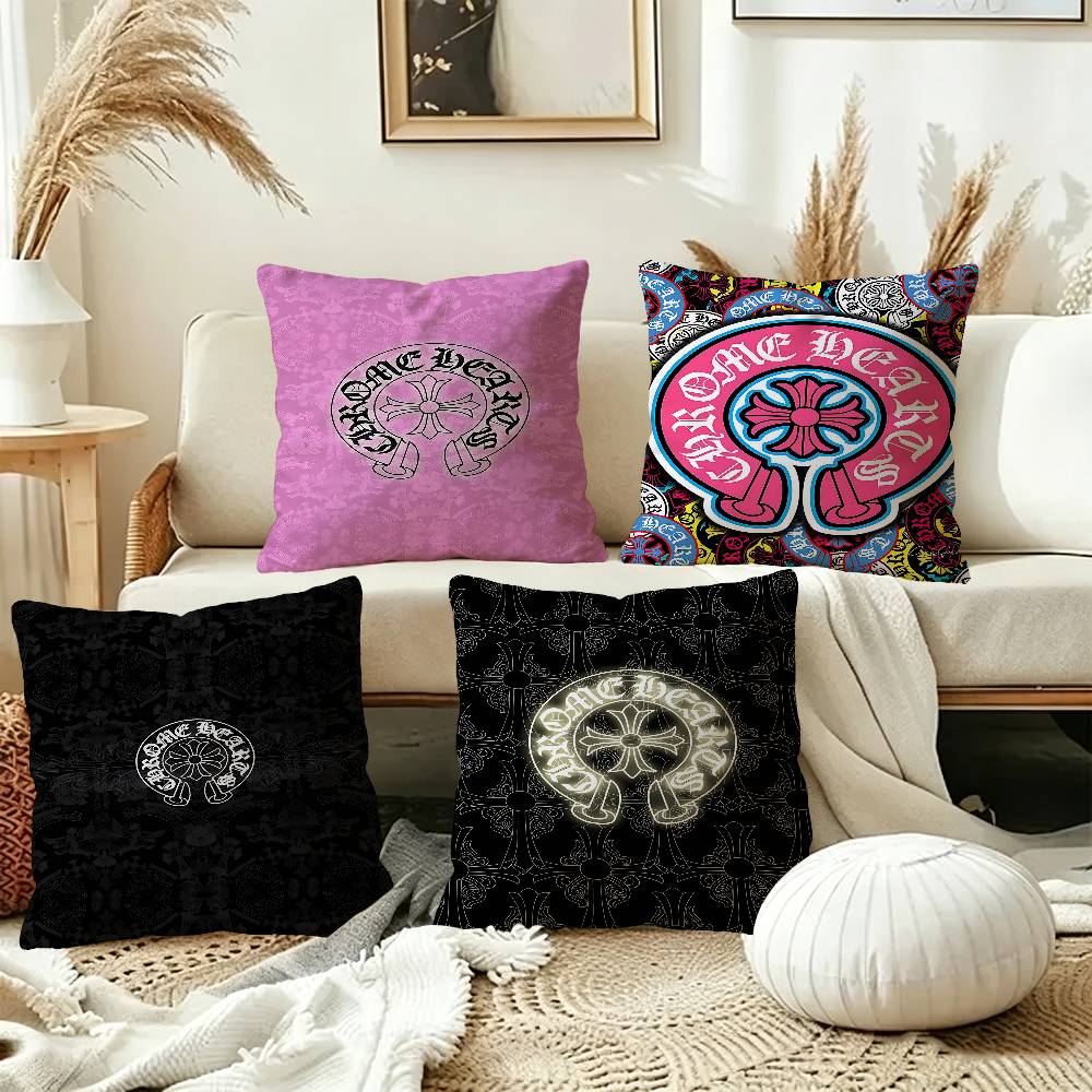 Home Textiles Inc - C-Chrome Fashion H-Hearts Luxury Pillowcase toon