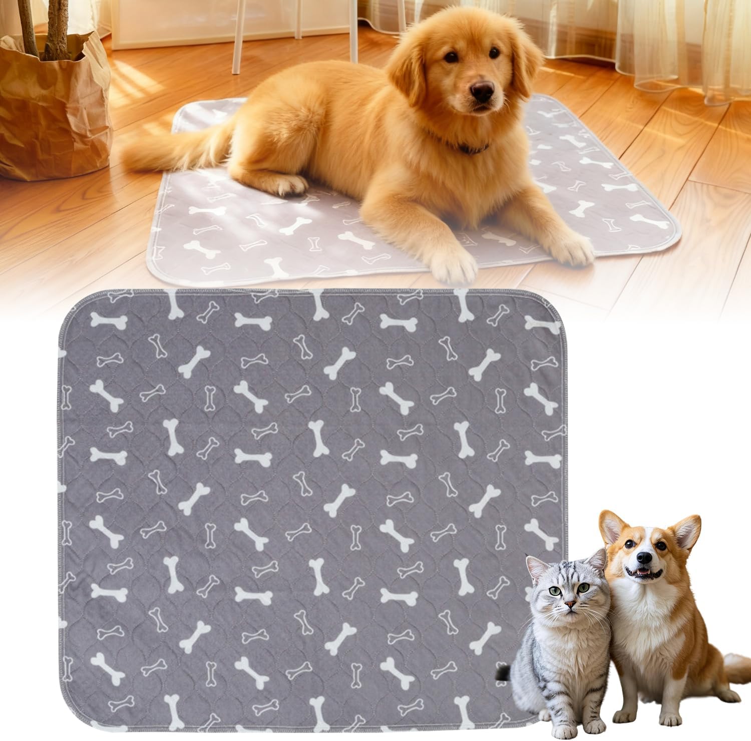Reusable Dog Pee Pad Waterproo - Mattress Protector Waterproof review and price
