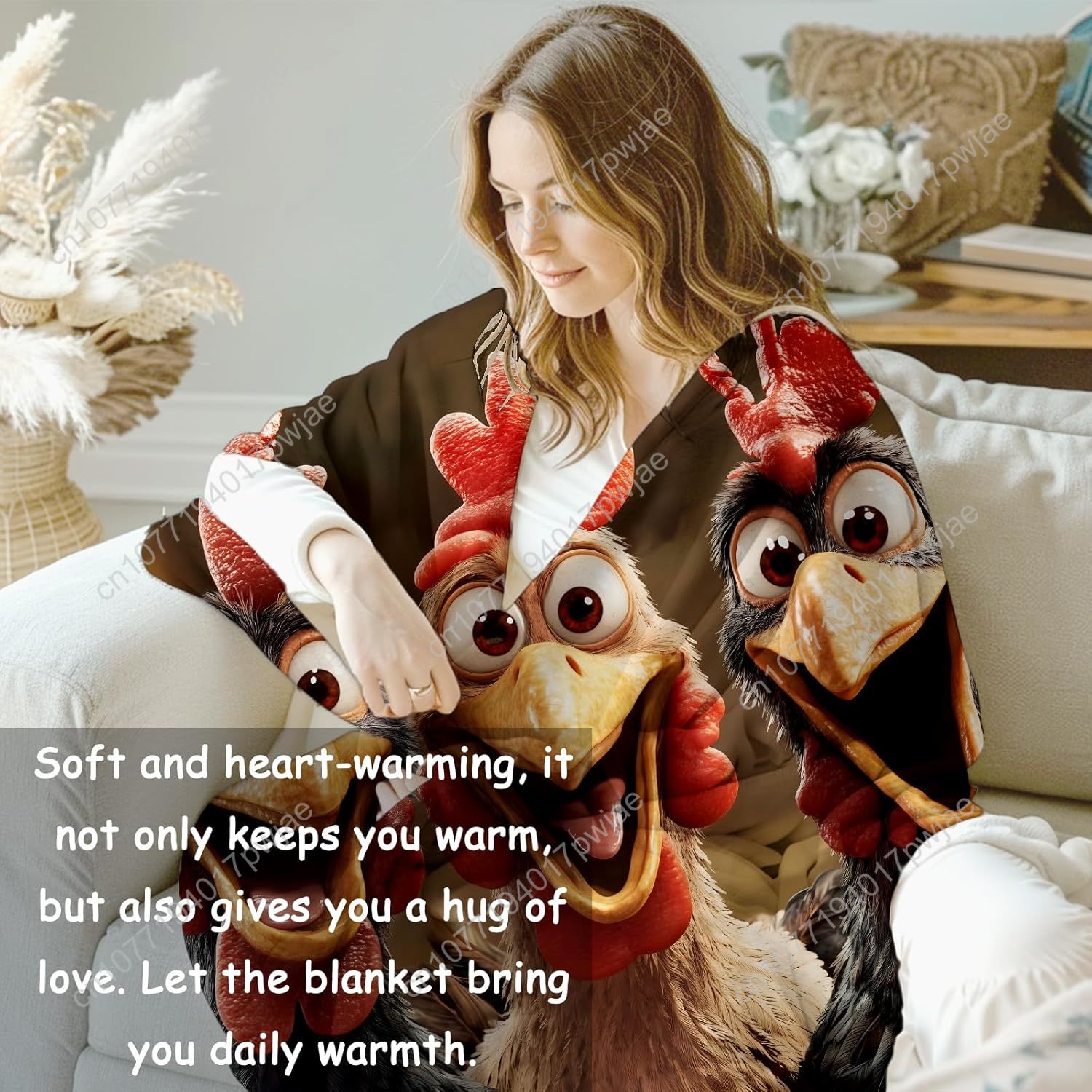 Chickens Blanket Gifts for Wom - Home Of Textiles review and price