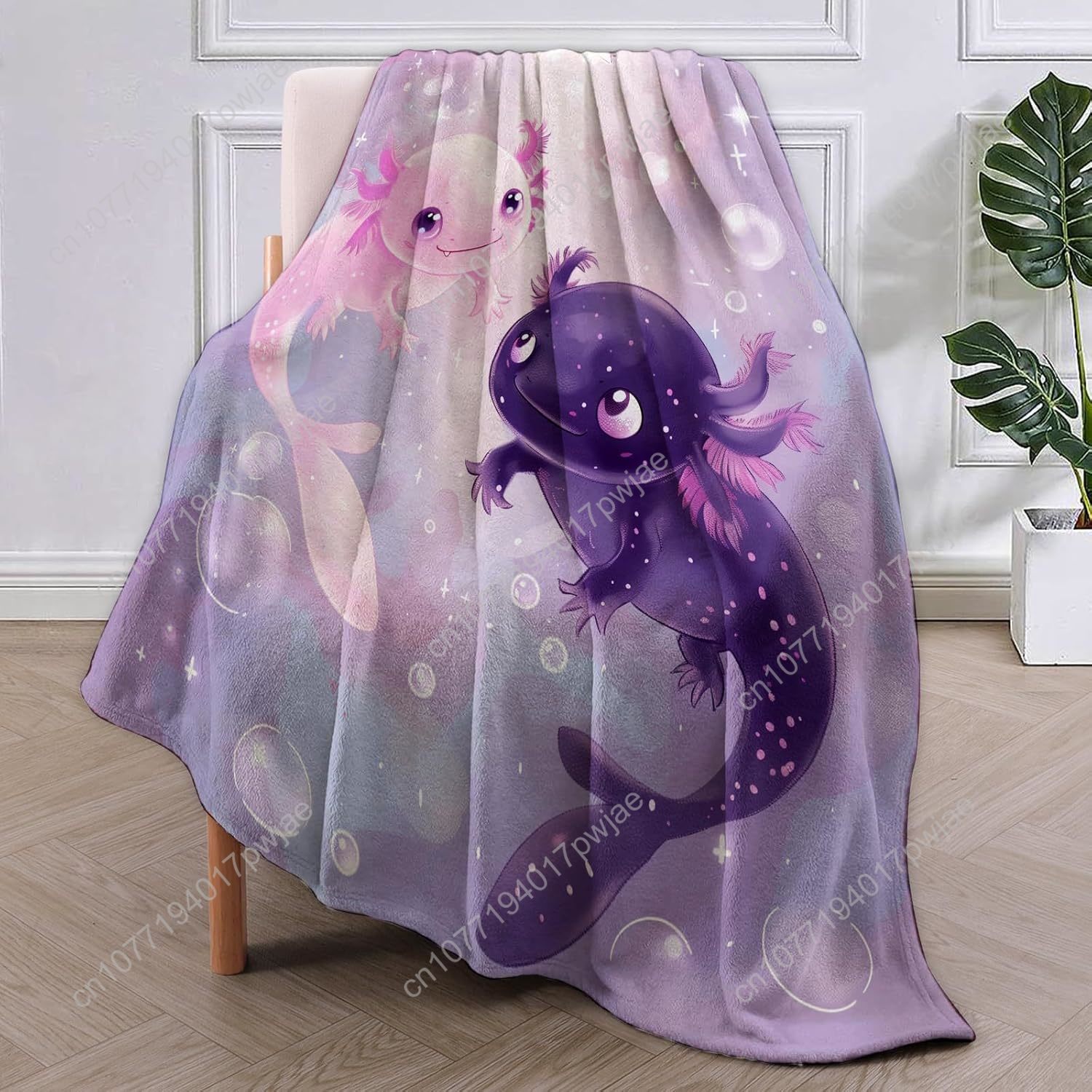 Axolotl Blanket Cute Axolotls  - Home Of Textiles review and price
