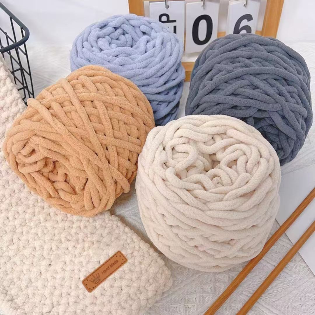 3PCS 300g Chenille Knitting Ya - Wool Blanket Herringbone review and price