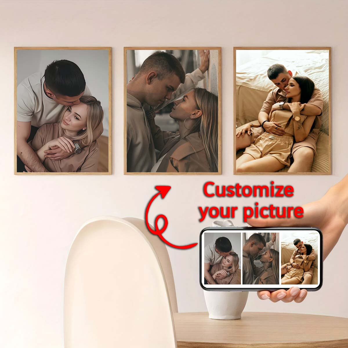 Triptych - 2D custom photo woo - Home Of Textiles review and price
