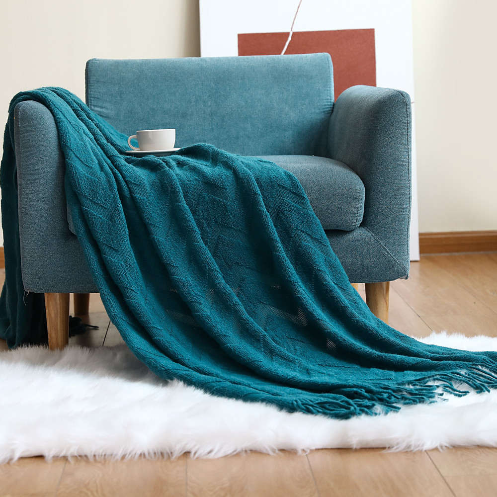 Herringbone Pattern Sofa Throw - Wool Blanket Herringbone review and price
