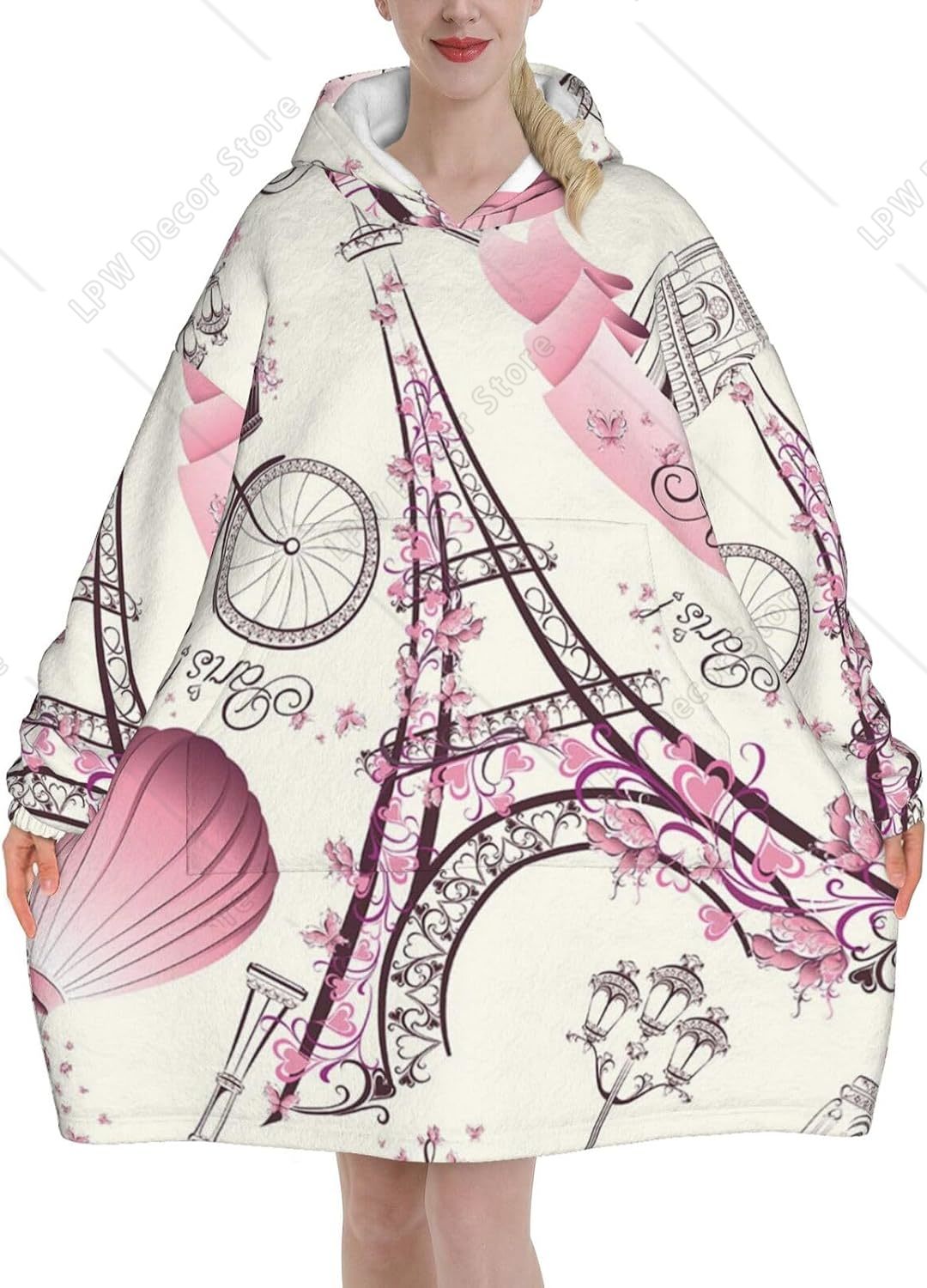 Paris Tower Flower Print Blank - Home Textiles Paris review and price