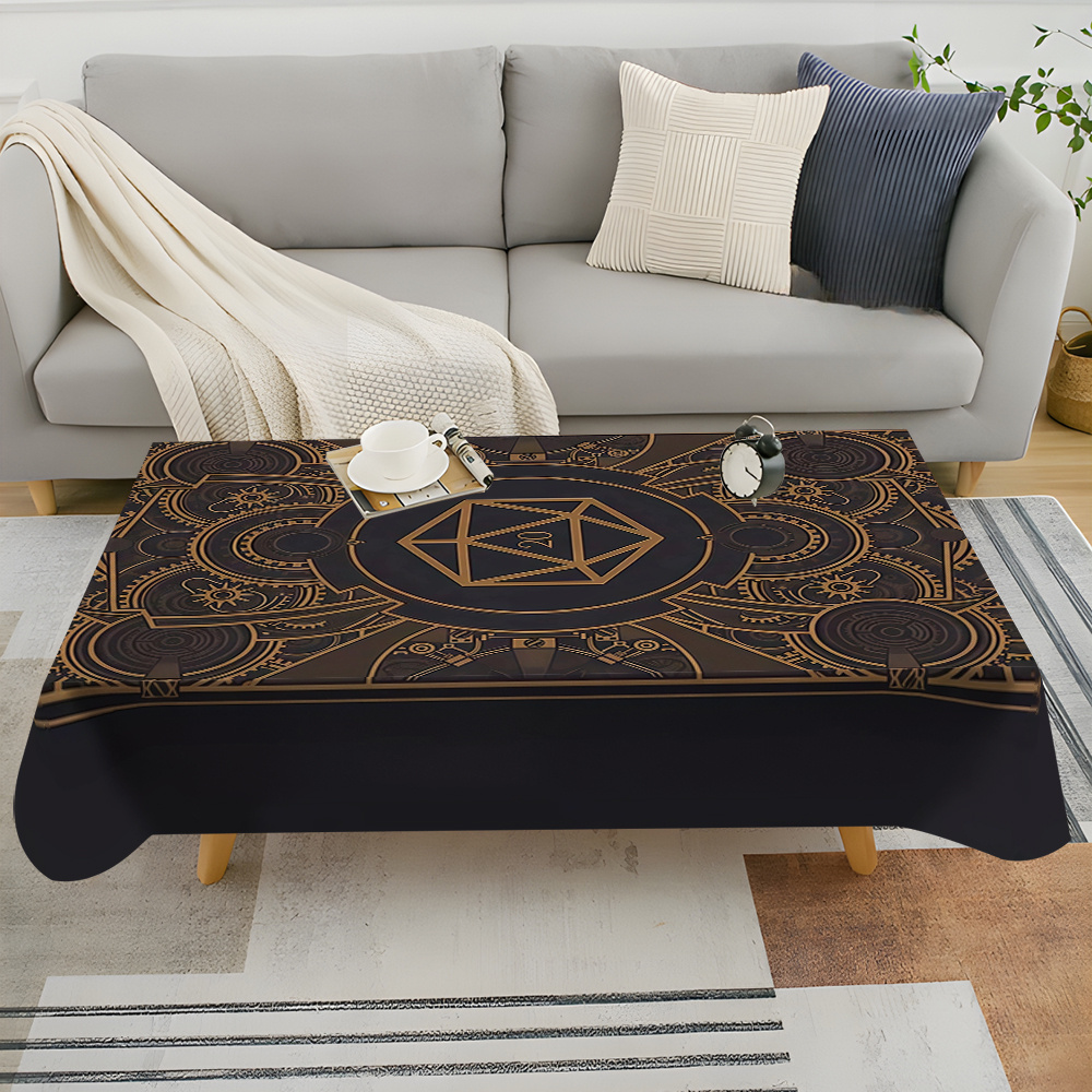 Steampunk Black Golden Gear Pa - Home Of Textiles review and price