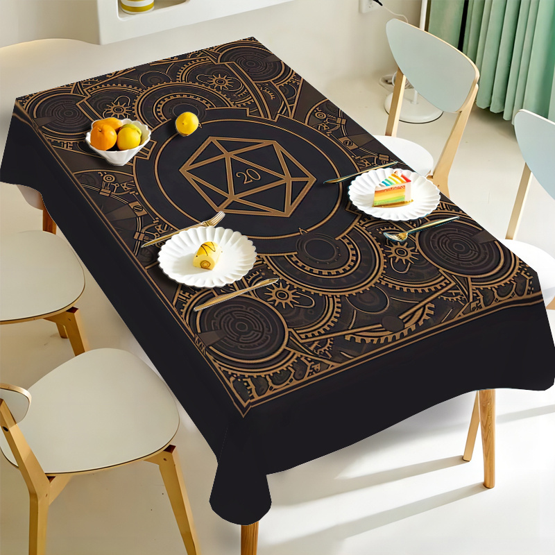 Steampunk Black Golden Gear Pa - Home Of Textiles review and price