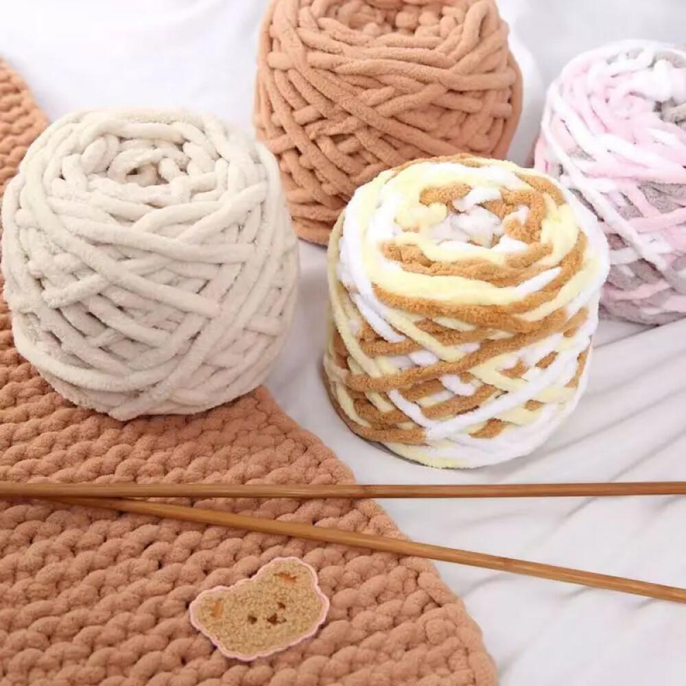1PCS 100g Chenille Knitting Ya - Wool Blanket Herringbone review and price