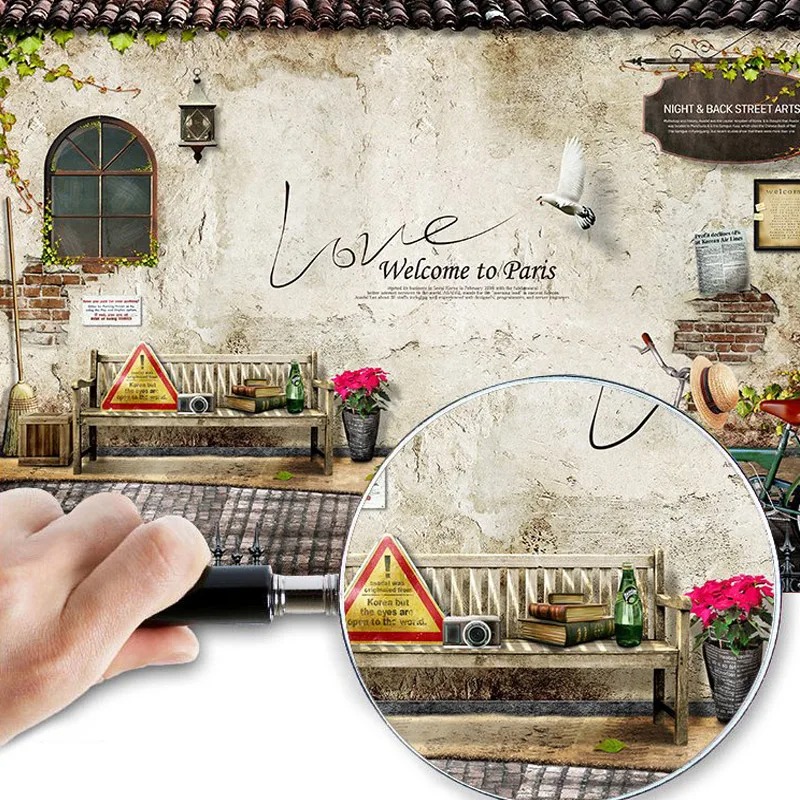 Papel De Parede 3D Custom Wall - Home Textiles Paris review and price