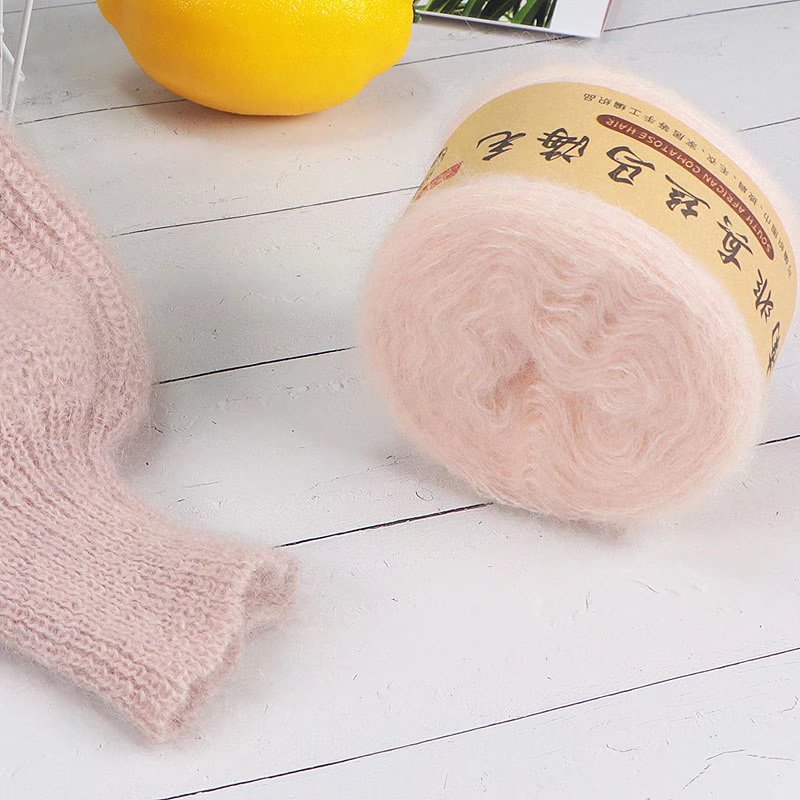 1Pc 50g Mohair Yarn for knitti - Wool Blanket Herringbone review and price