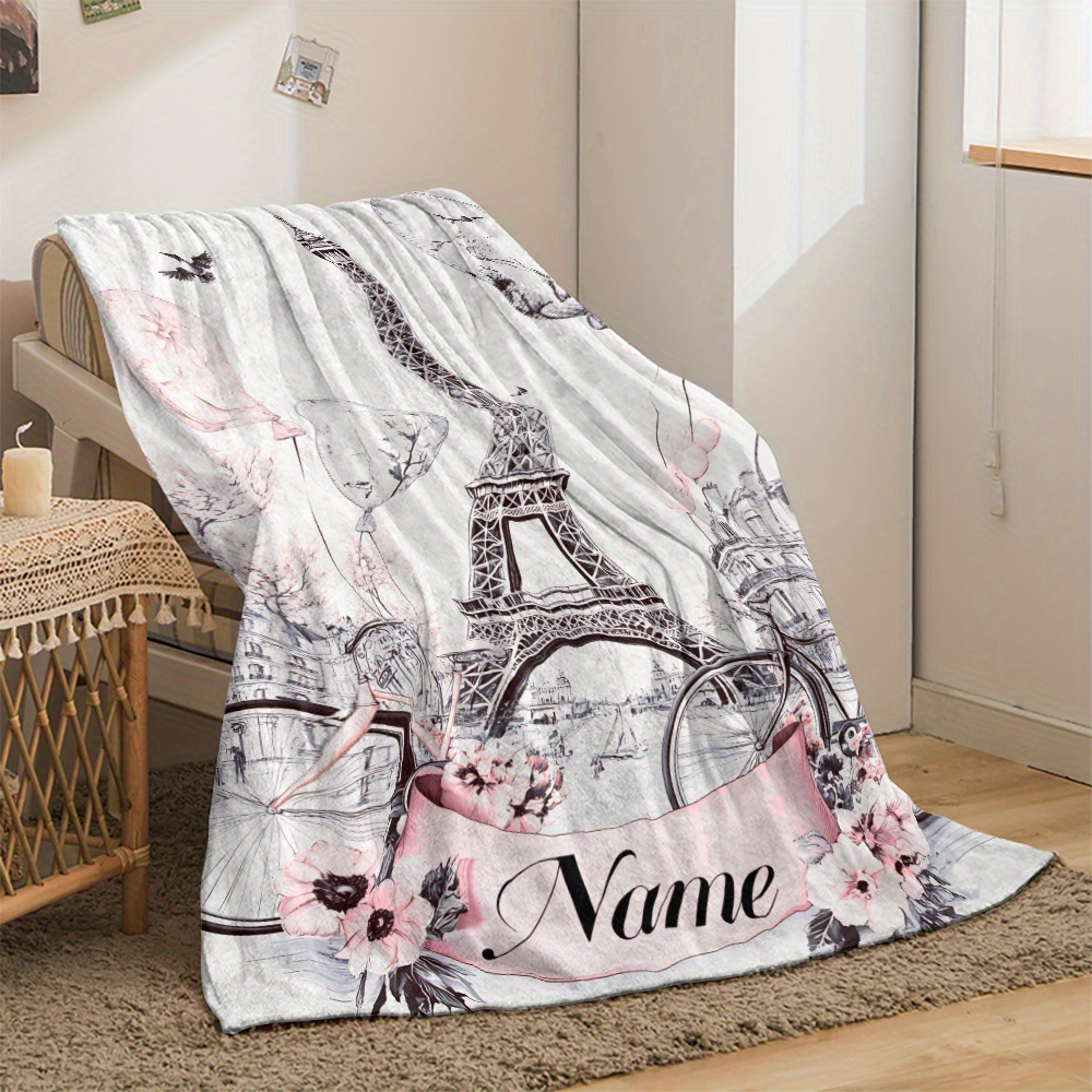 Personalized Paris Blanket Nam - Home Textiles Paris review and price